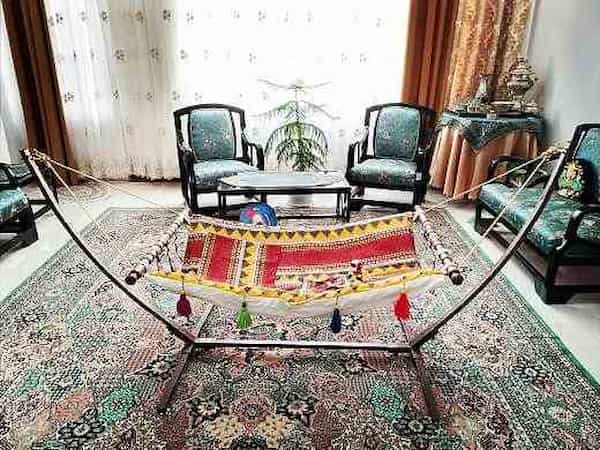 تصویر 1 از قیمت خرید گهواره سنتی فلزی + فروش عمده